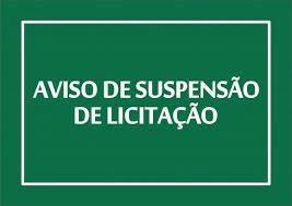 SUSPENÇÃO DE LICITAÇÃO