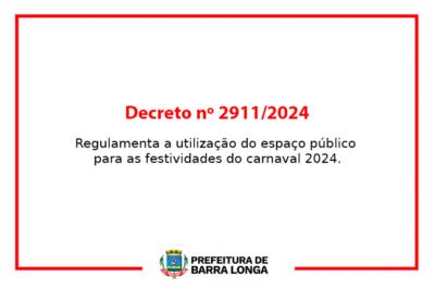 Decreto nº 2911/2024
