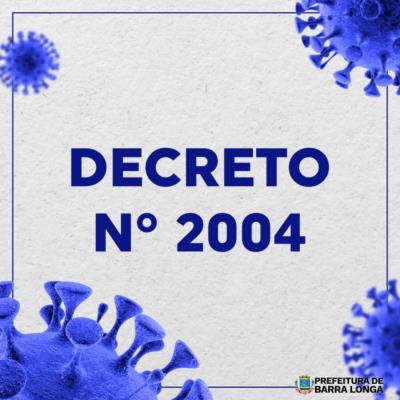 Decreto Municipal n°2004/2021