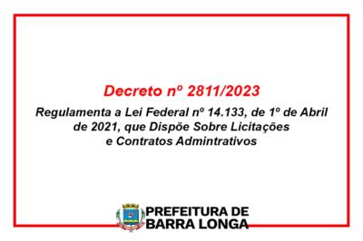 Decreto nº 2811/2023