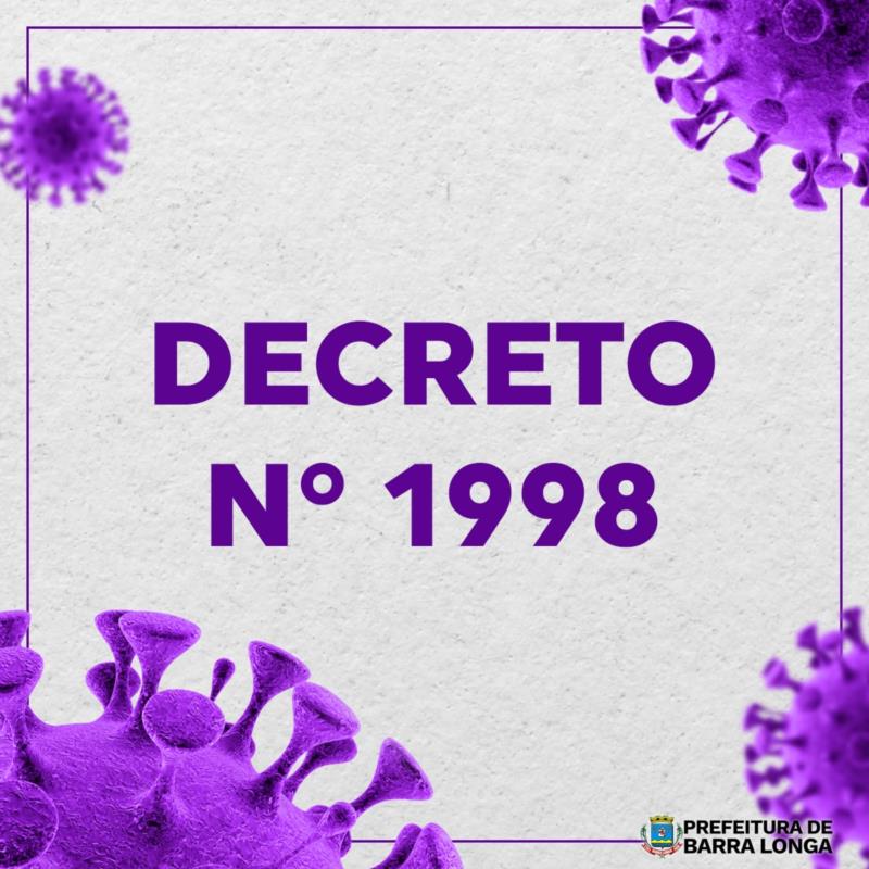 Decreto Municipal n°1998/2021