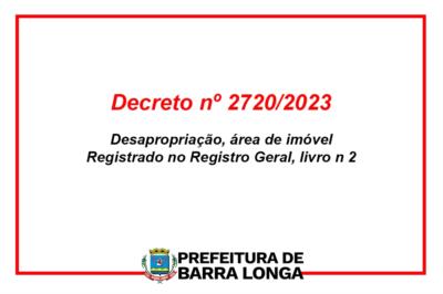 Decreto n° 2720/2023