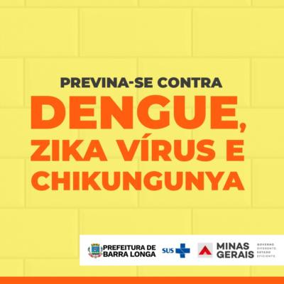 PREVENÇÃO CONTRA DENGUE, ZICA VÍRUS E CHIKUNGUNYA