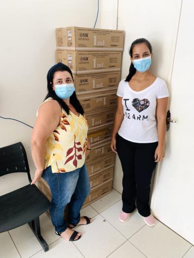 Município de Barra Longa recebe carga de seringas para vacinação contra a Covid-19