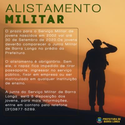 ALISTAMENTO MILITAR