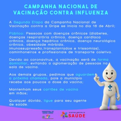 Campanha de Nacional de Vacinação contra influenza