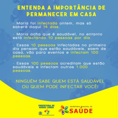 Entenda a importância de permanecer em casa