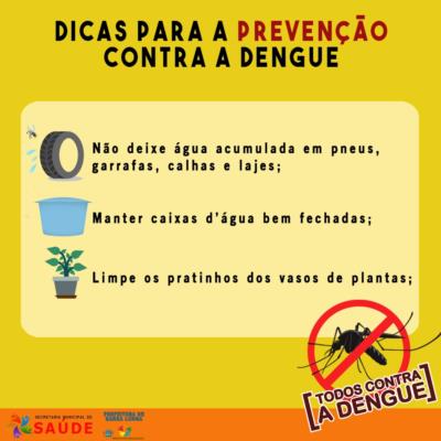 Dicas para a prevenção contra a Dengue
