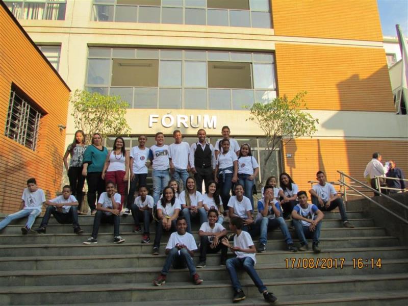 Guarda Mirim de Barra Longa, realiza visita técnica na cidade de Ponte Nova