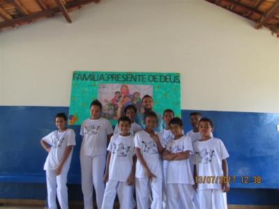 Aulas de Capoeiras para alunos da Escola do Barro Branco