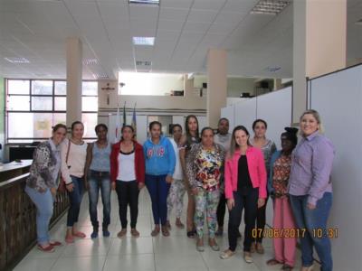 Primeira Oficina do Projeto de Geração de Emprego e Renda da Equipe de Saúde Mental