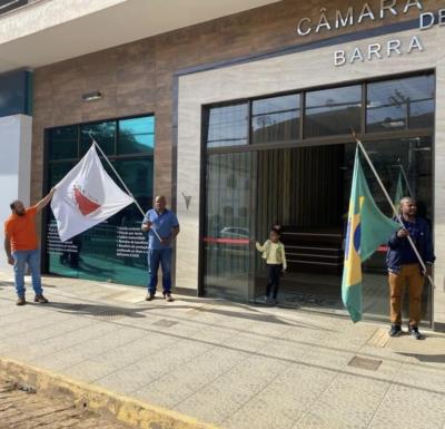 Prefeitura Municipal realiza hasteamento da Bandeira em comemoração ao 07 de setembro.