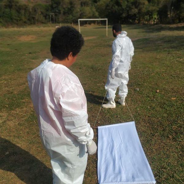 Trabalho De Pesquisa Para Febre Maculosa - Coleta De Carrapatos Por Meio Da Técnica De Arrasto.