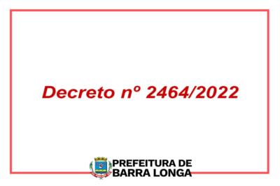 Decreto nº 2464/2022