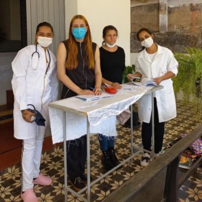 Secretaria Municipal de Saúde realiza Ação de Saúde no centro do Município.